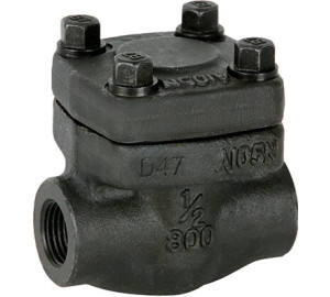 Check valve class 800. Piston type and S.W ends